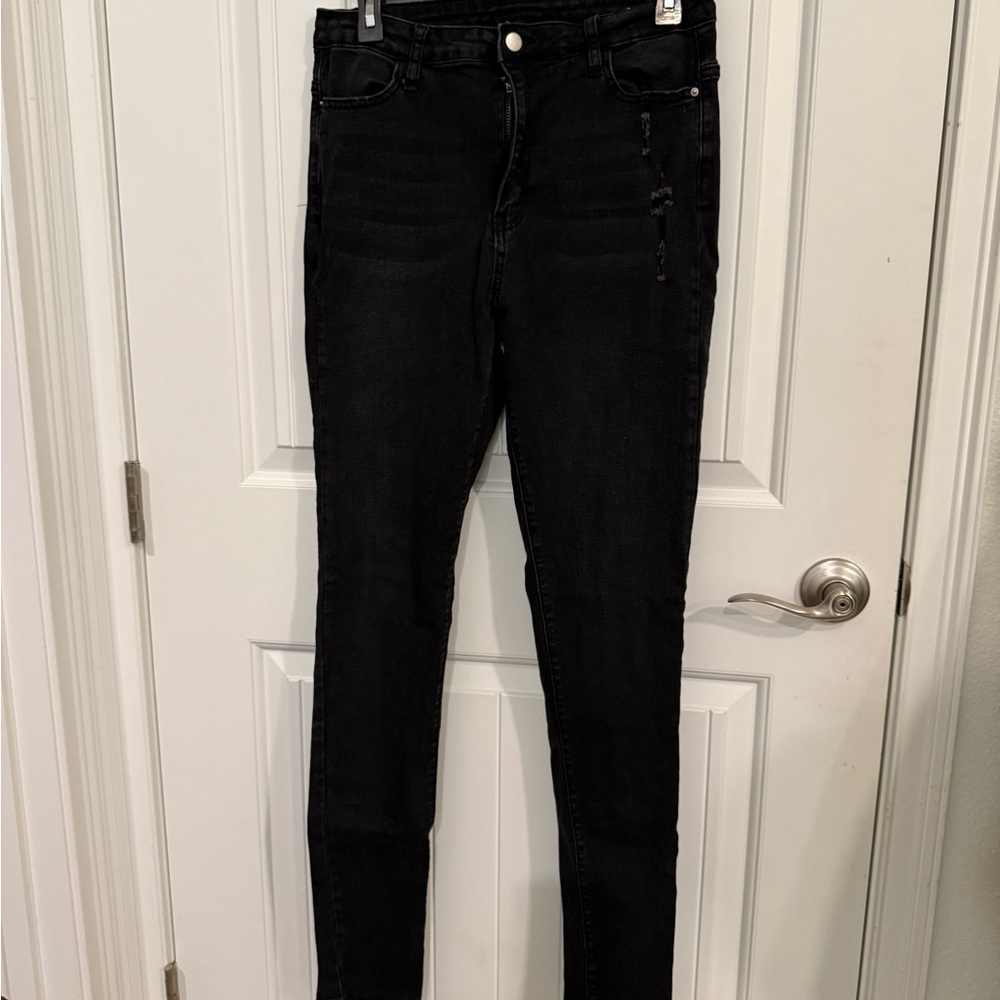 SHEIN Black Skinny Jeans Tall